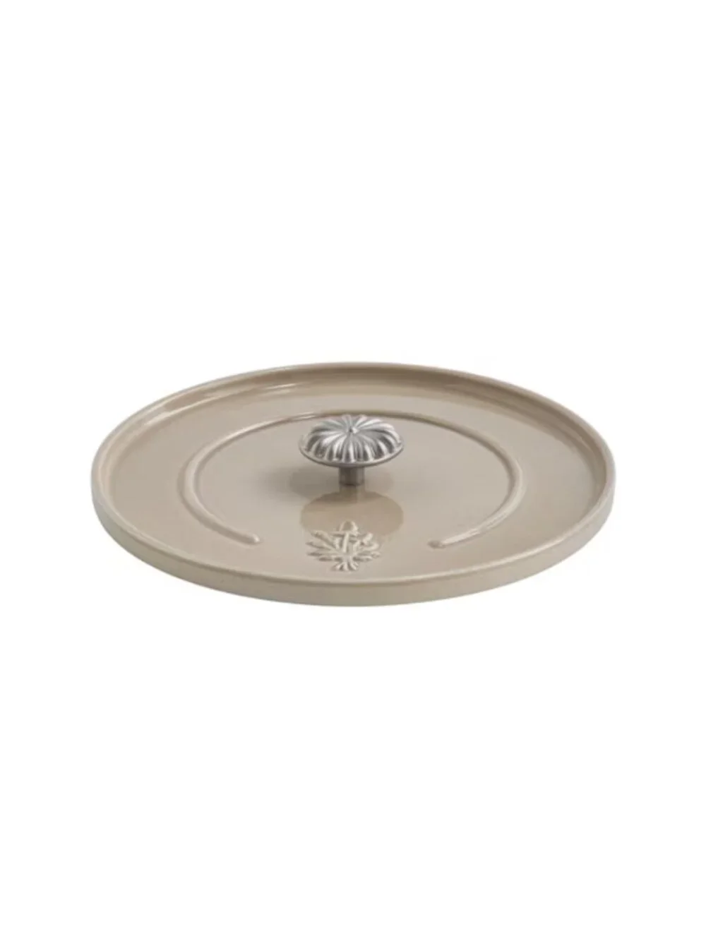 The Pioneer Woman Home Taupe Lid Agatha Enameled Cast Iron 5-Quart Dutch Oven